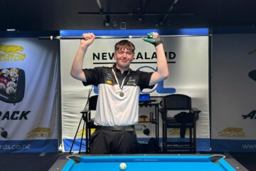 Manaia McQueen dominates the NZPA Predator New Zealand U19 Boys 8-Ball Championship